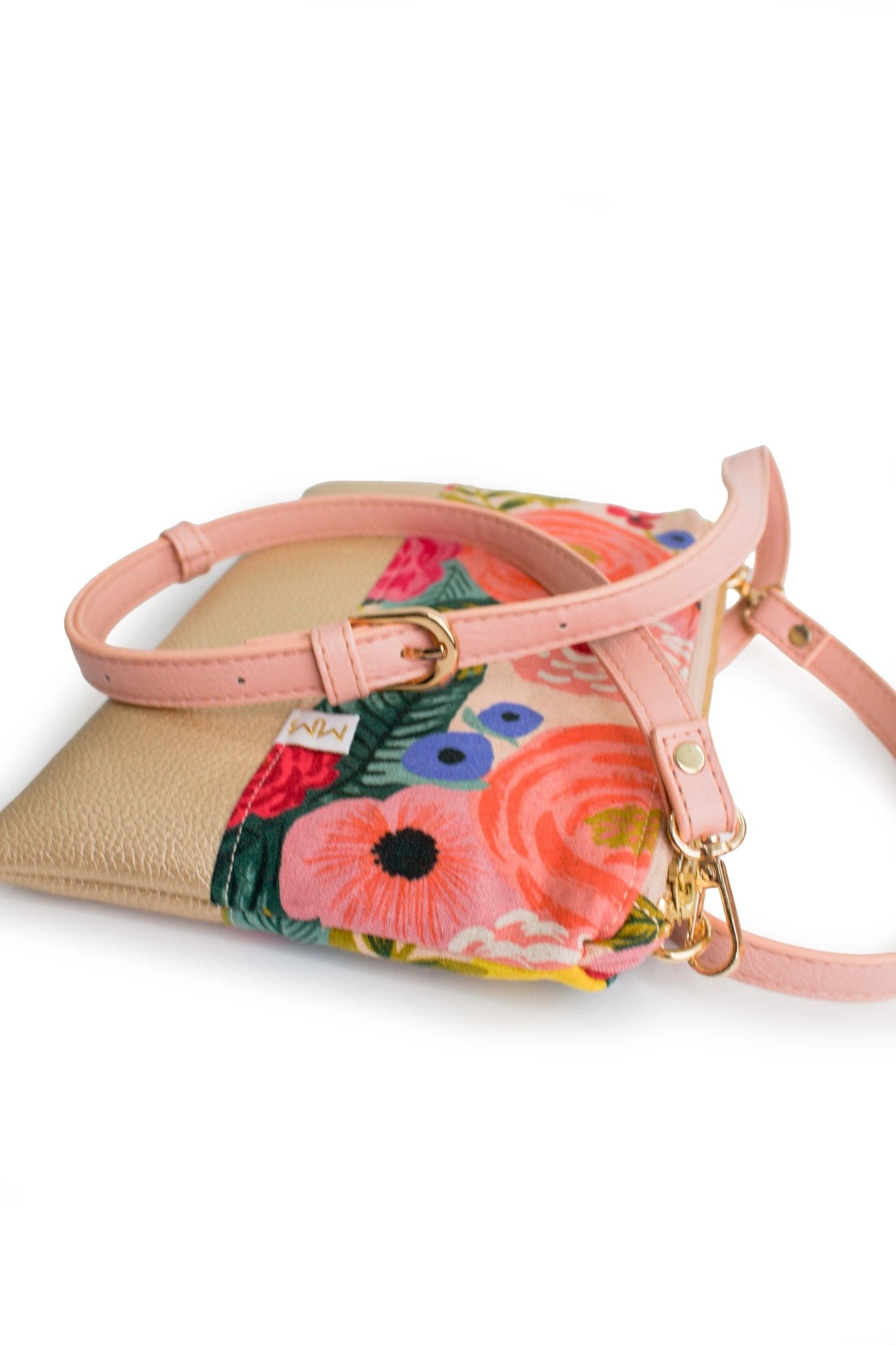 Primrose Garden Canvas Convertible Crossbody Wristlet+ XL - Modern Makerie