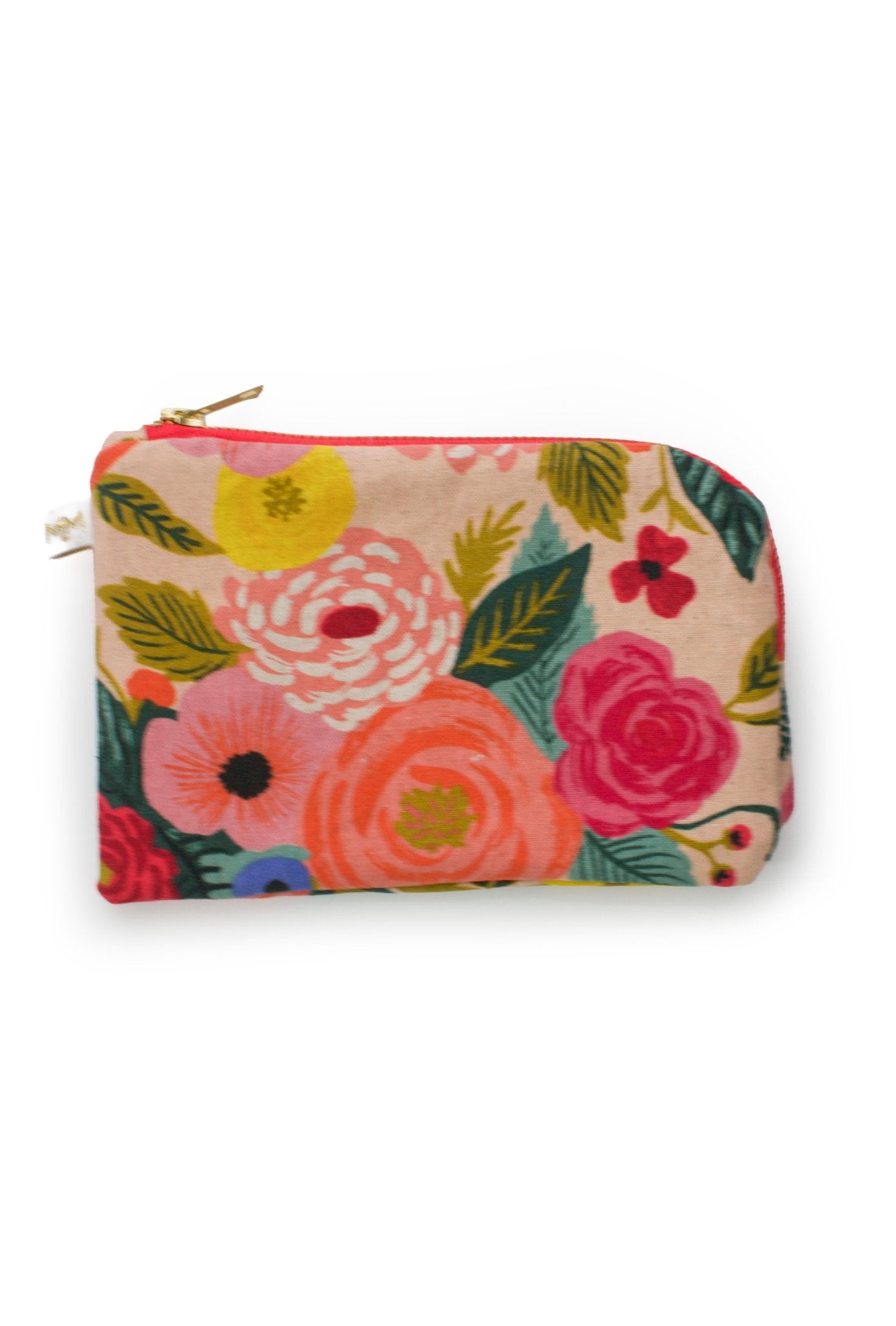 Primrose Garden Canvas Everyday Essentials & Makeup Pouch - Modern Makerie