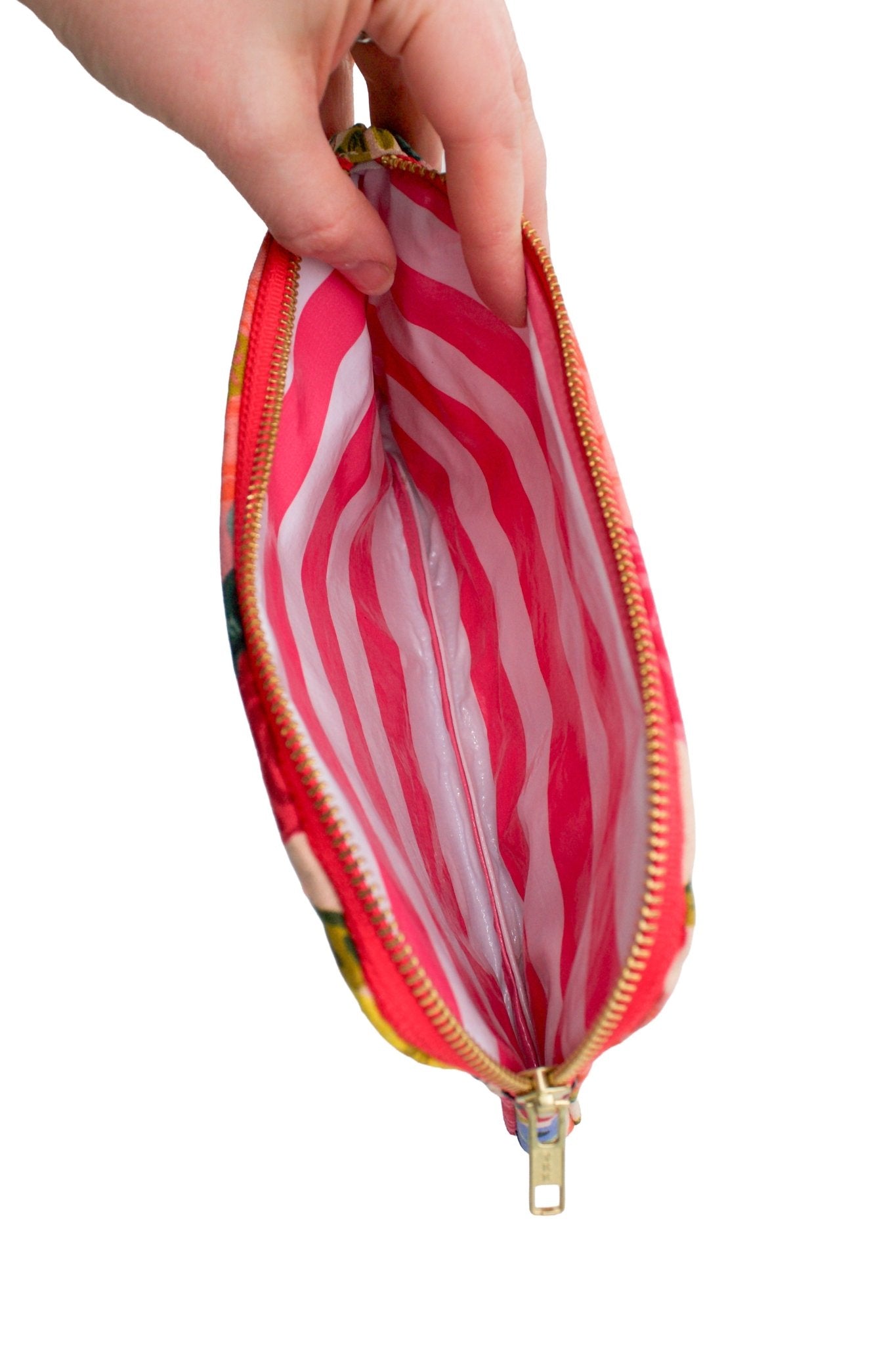 Primrose Garden Canvas Everyday Plus Essentials & Makeup Pouch - Modern Makerie