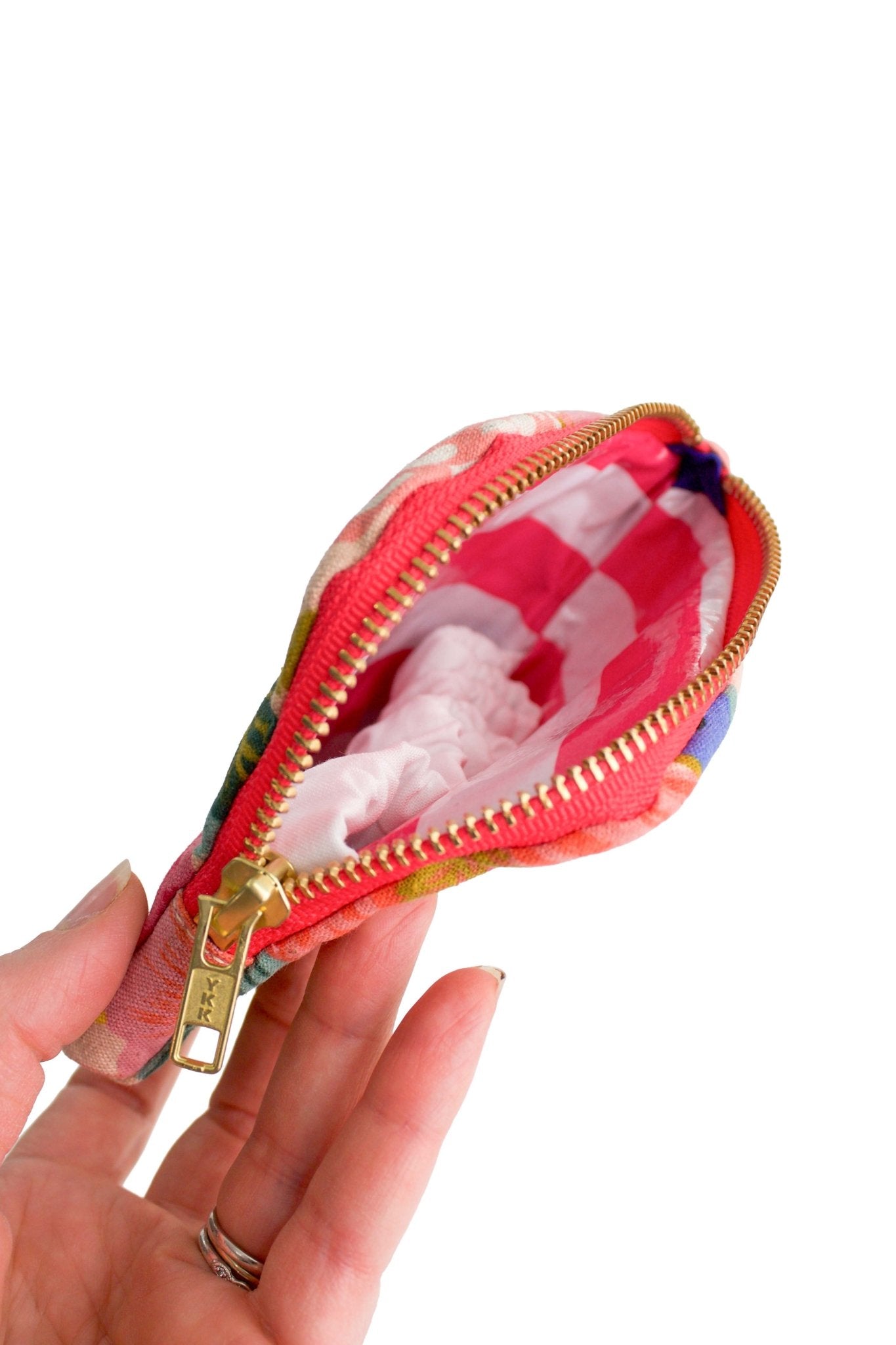 Primrose Garden Canvas Mini Essential Oil Pouch with Compartments - Modern Makerie