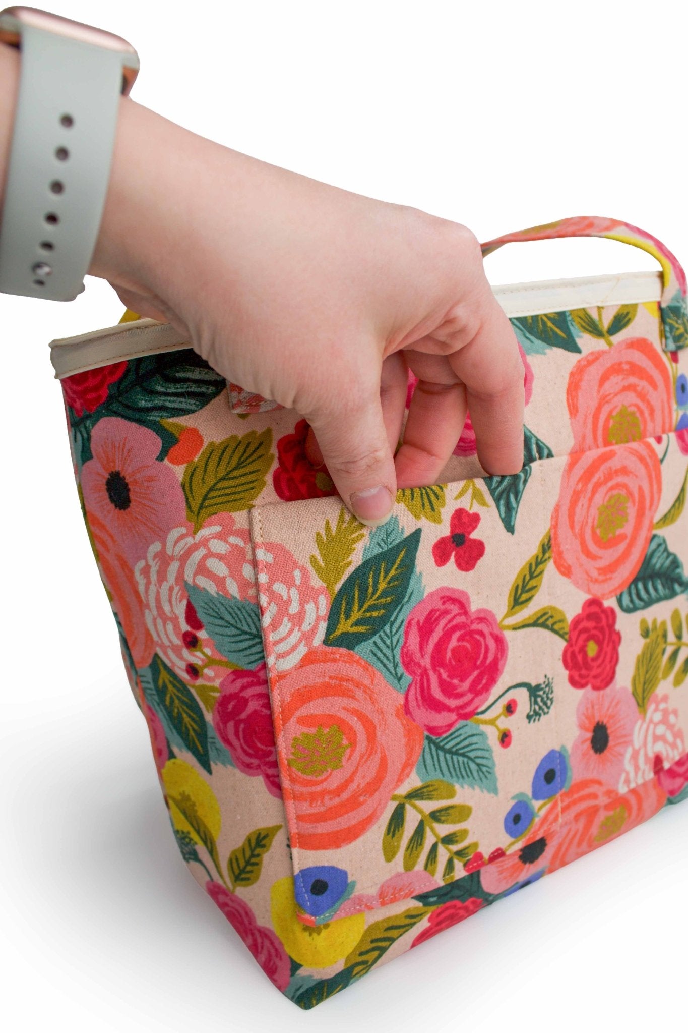 Primrose Garden Canvas Mini Leak - proof Tote Bag - Modern Makerie