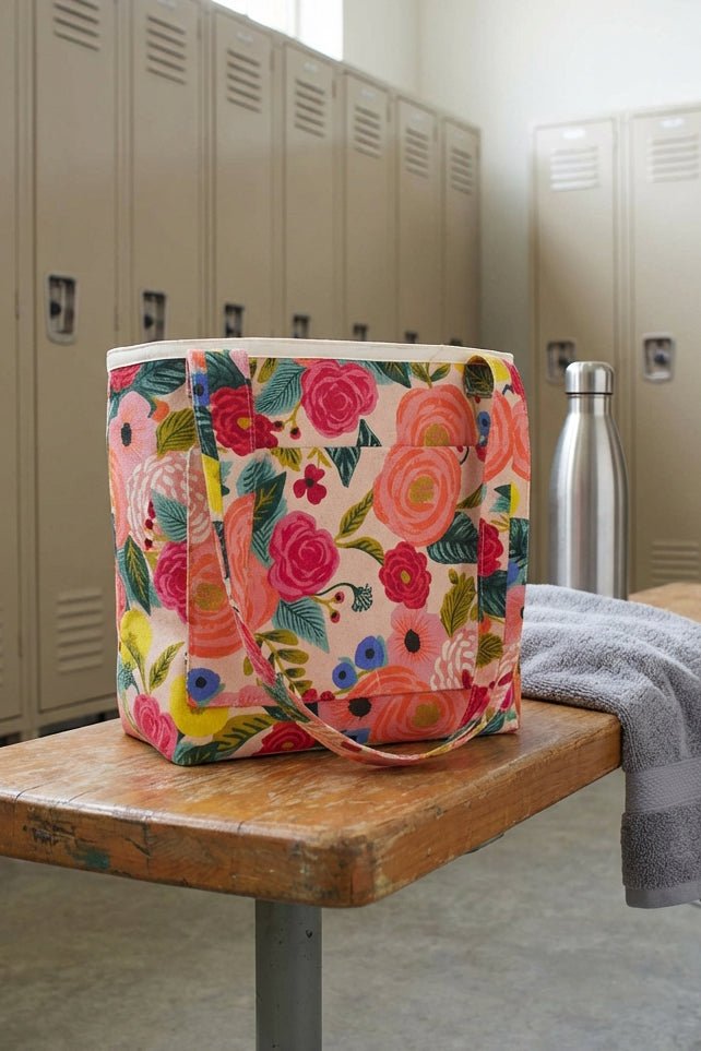 Primrose Garden Canvas Mini Leak - proof Tote Bag - Modern Makerie