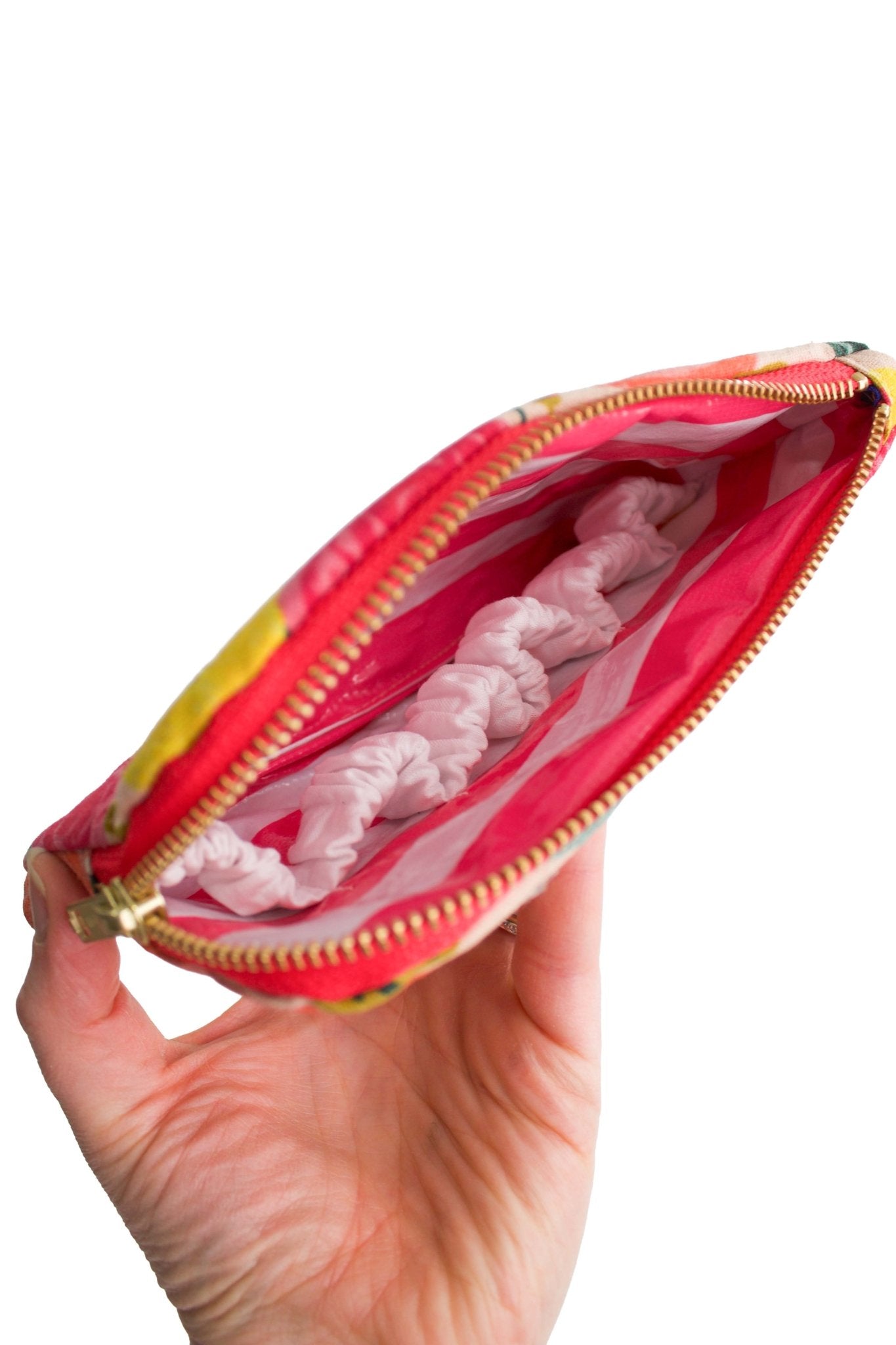 Primrose Garden Canvas Pouch – Everyday Essential Oil Travel Bag with Loops - Modern Makerie