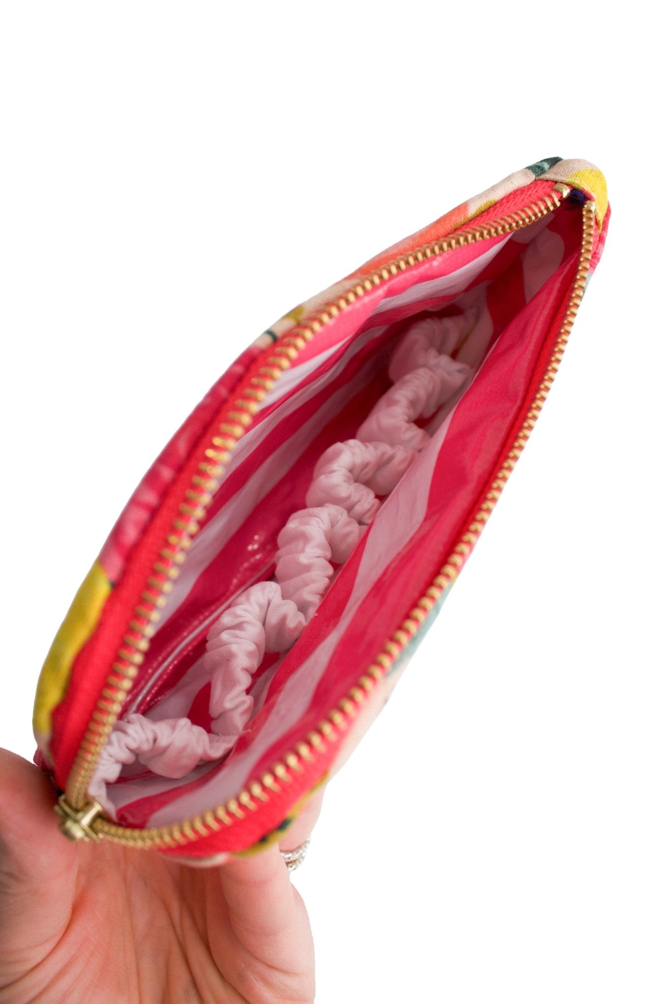 Primrose Garden Canvas Pouch – Everyday Essential Oil Travel Bag with Loops - Modern Makerie