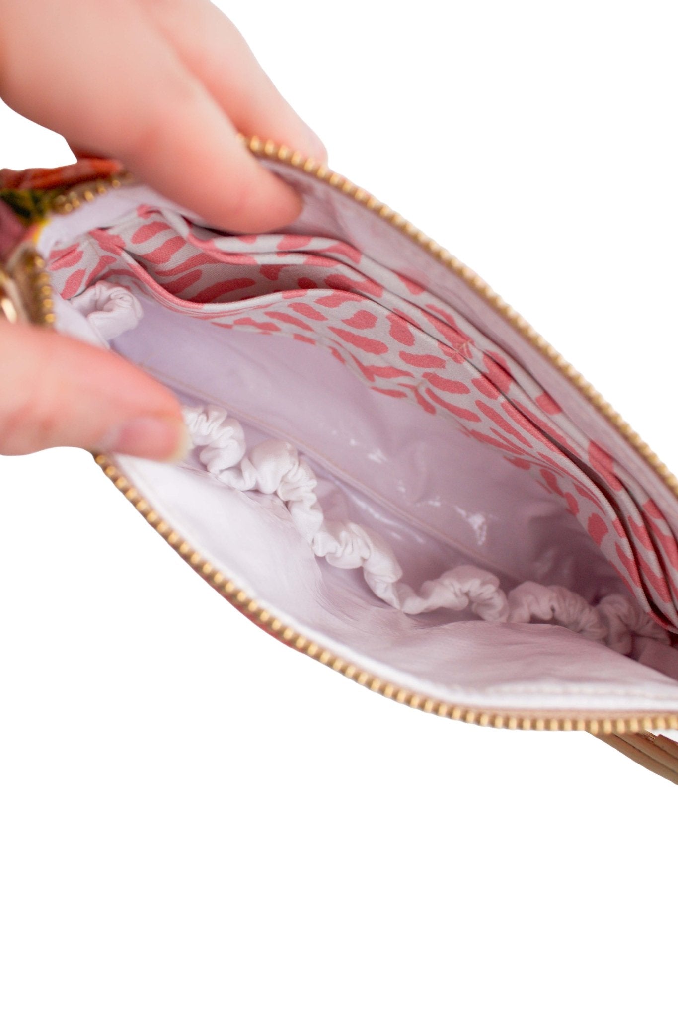 Primrose Garden Vegan Leather Wristlet – Convertible Crossbody Wallet - Modern Makerie