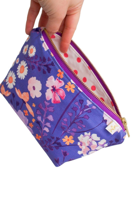 Purple Abstract Duo – Mini Maxx + Mini Pouch Set - Modern Makerie