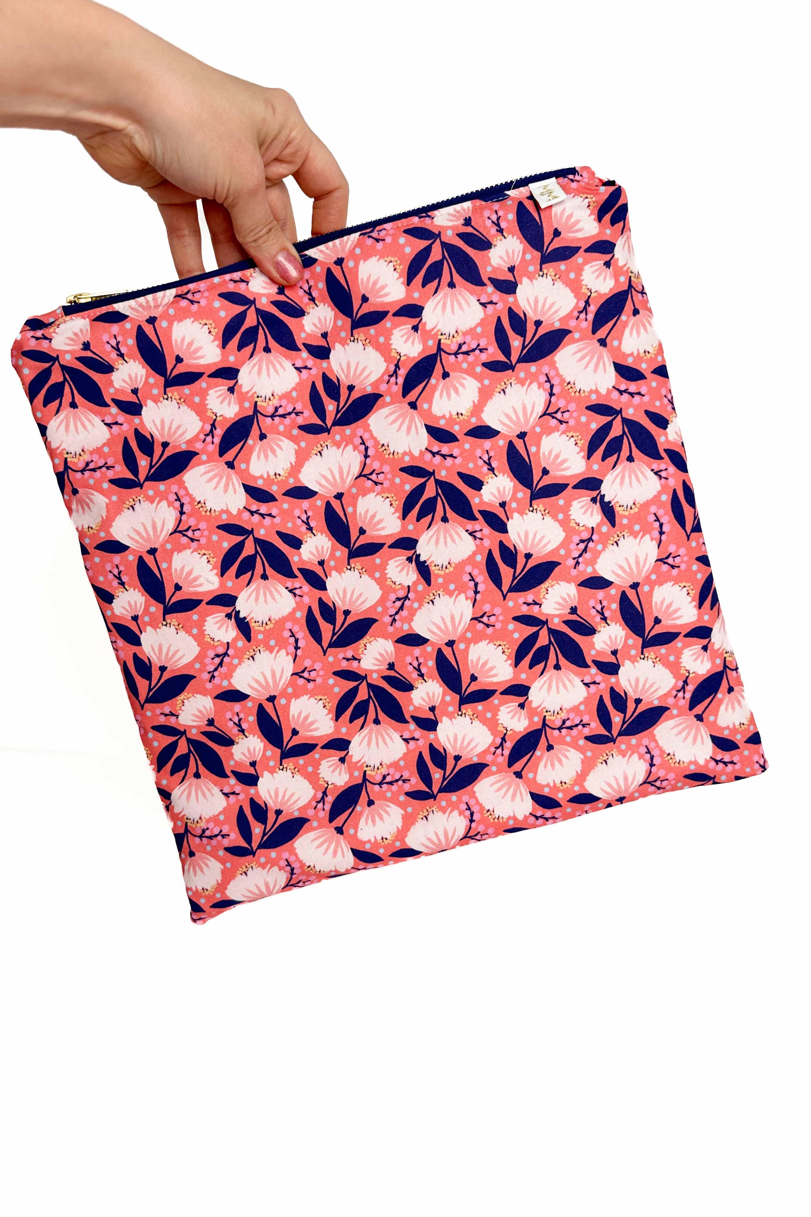 Radiant Coral Large Wet Bag READY TO SHIP - Modern Makerie