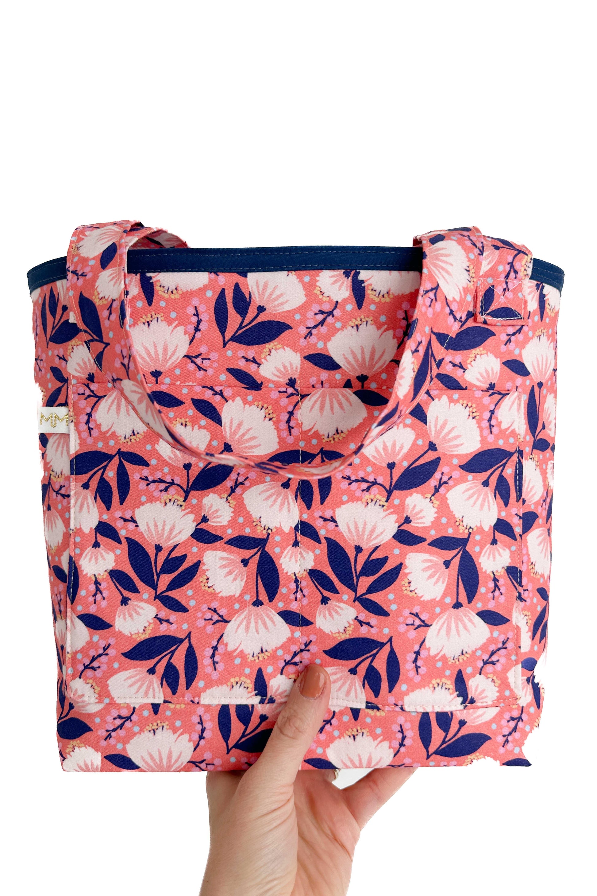 Radiant Coral Mini Leak-proof Tote Bag READY TO SHIP - Modern Makerie