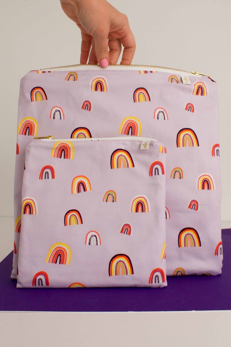 Rainbow Dreams 2 Piece Baby Wet Bag Bundle - Modern Makerie