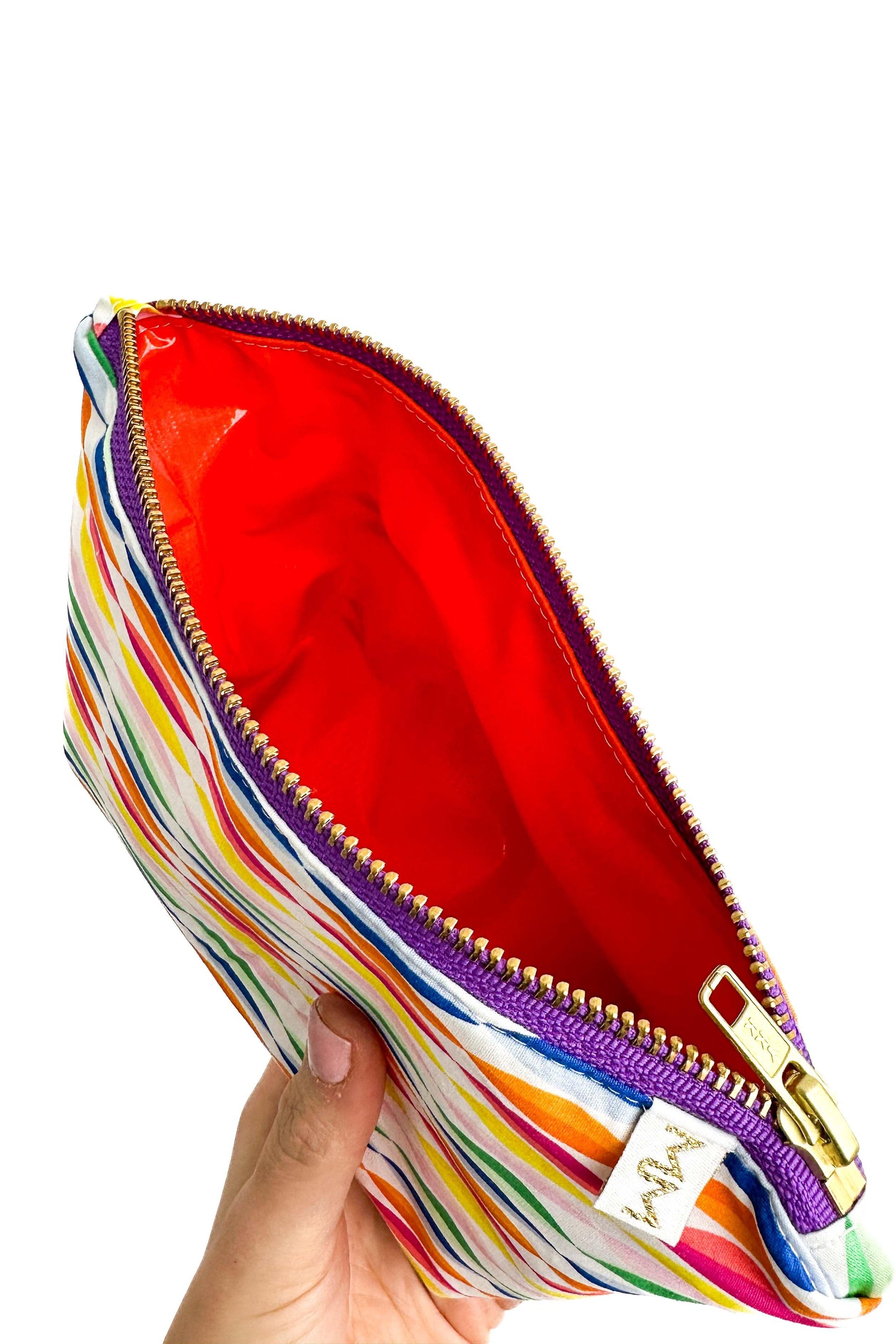 Rainbow Streamers Mini Maxx Travel Bag READY TO SHIP - Modern Makerie