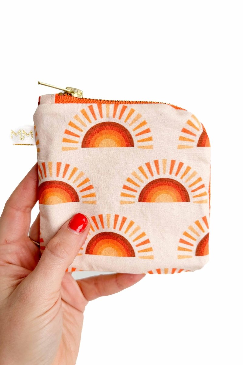 Rainbow Sun Mini Travel Pouch - Modern Makerie