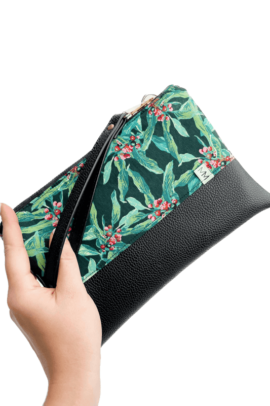 Rainforest Convertible Crossbody Wristlet+ with Compartments - Modern Makerie