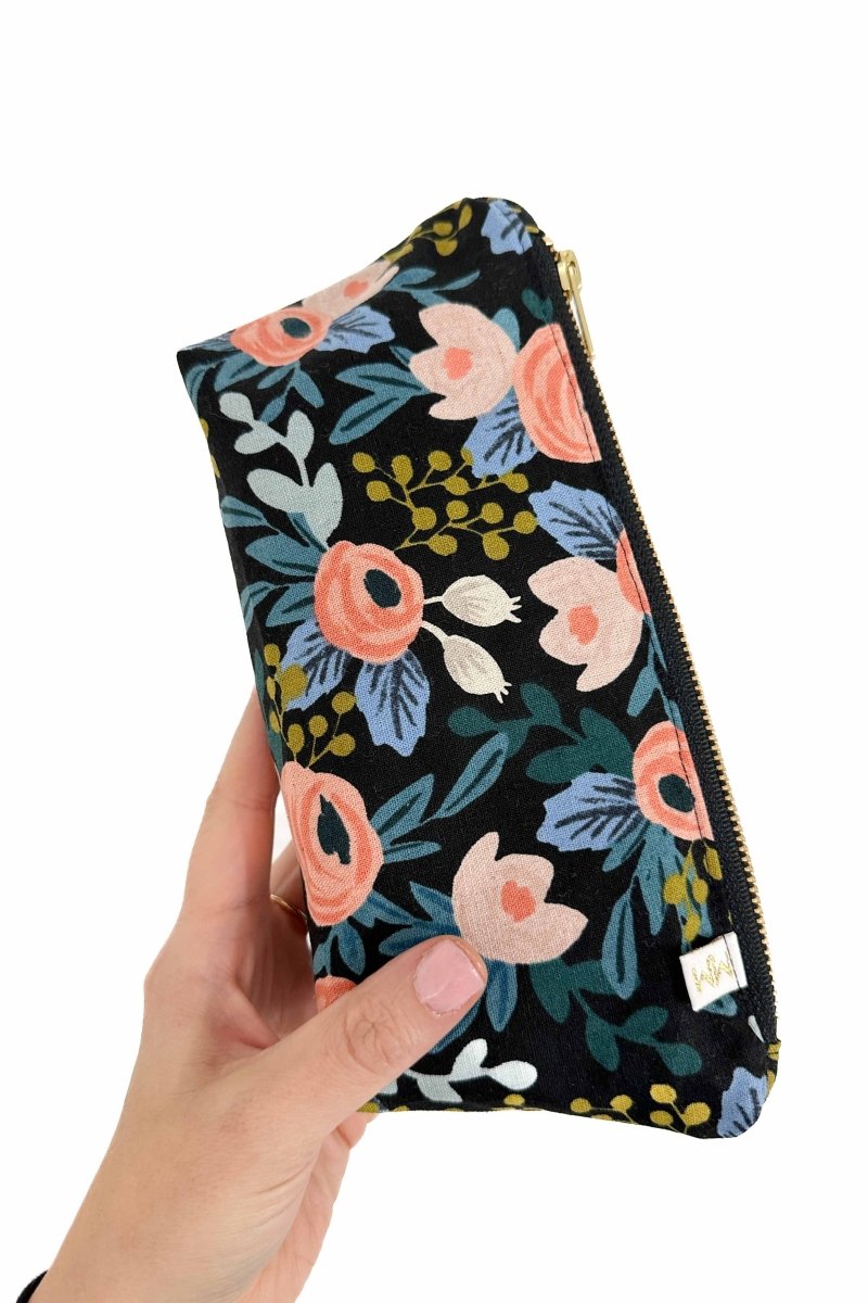 Rifle Paper Co. Midnight Garden 3 Piece Makeup Bag Set - Modern Makerie