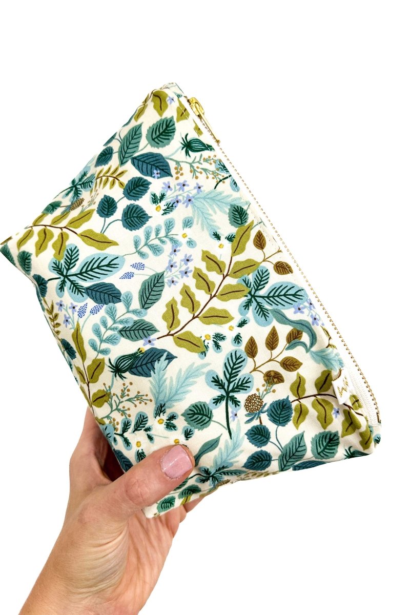 Rifle Paper Co. Sage Garden 3 Piece Cosmetic & Toiletry Bag Set - Modern Makerie