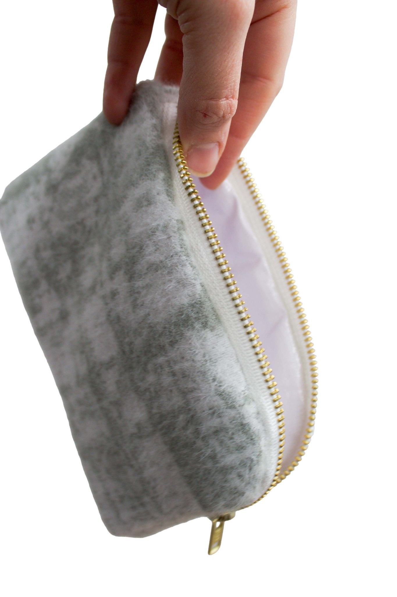 Sage Fuzzy Upcycled Everyday Bag - Modern Makerie