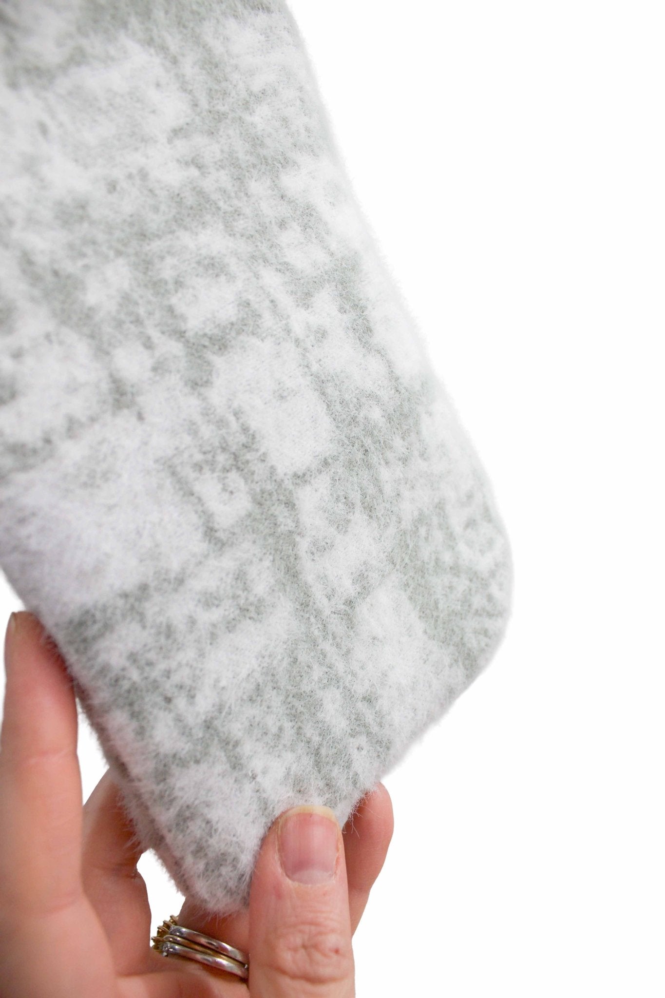 Sage Fuzzy Upcycled Everyday Bag - Modern Makerie