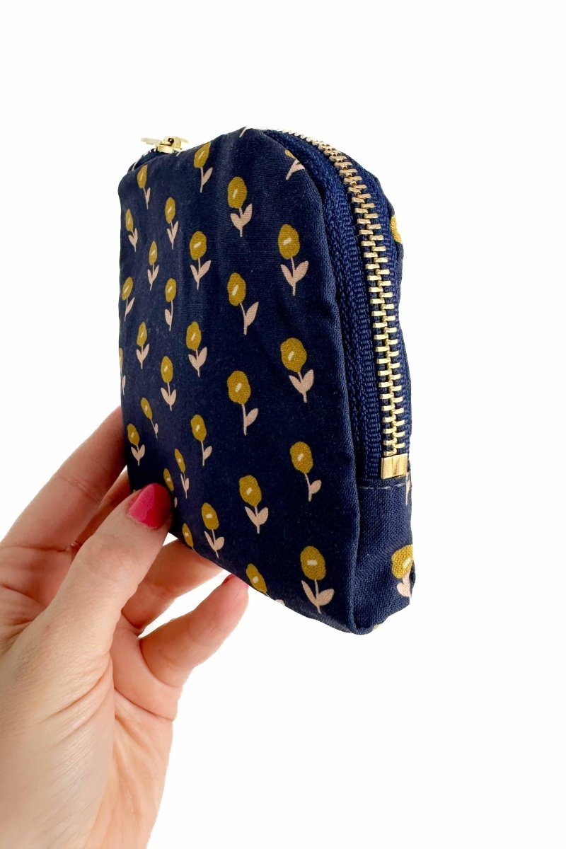 Simply Golden Mini Travel Pouch with Compartments - Modern Makerie