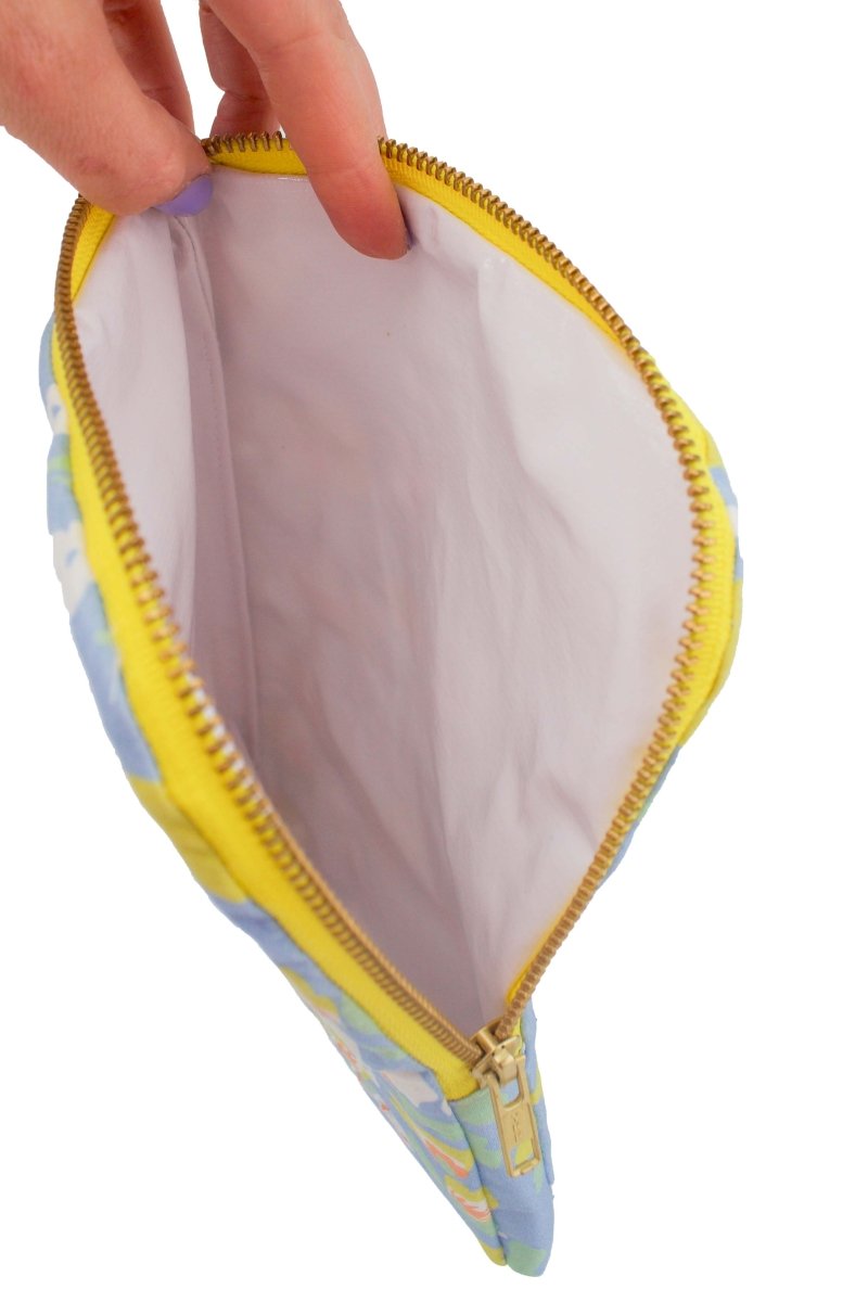 Sunny Meadow Canary Diaper & Wipe Pouch - Modern Makerie