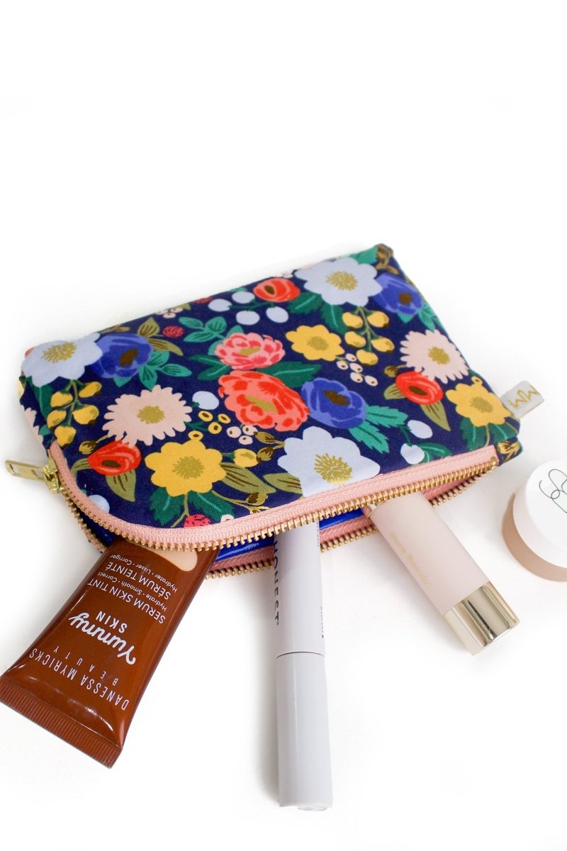 Vintage Garden Everyday Essentials & Makeup Pouch - Modern Makerie