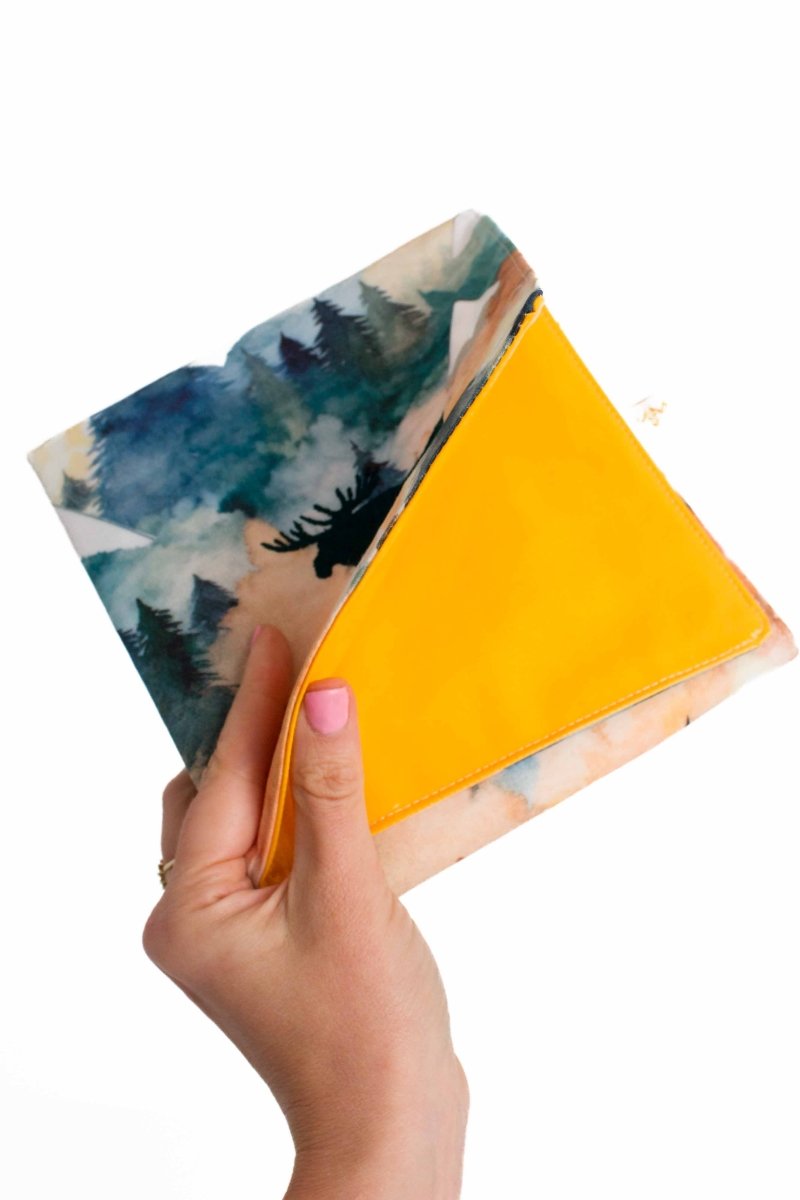 Watercolor Moose Baby Changing Mat - Modern Makerie