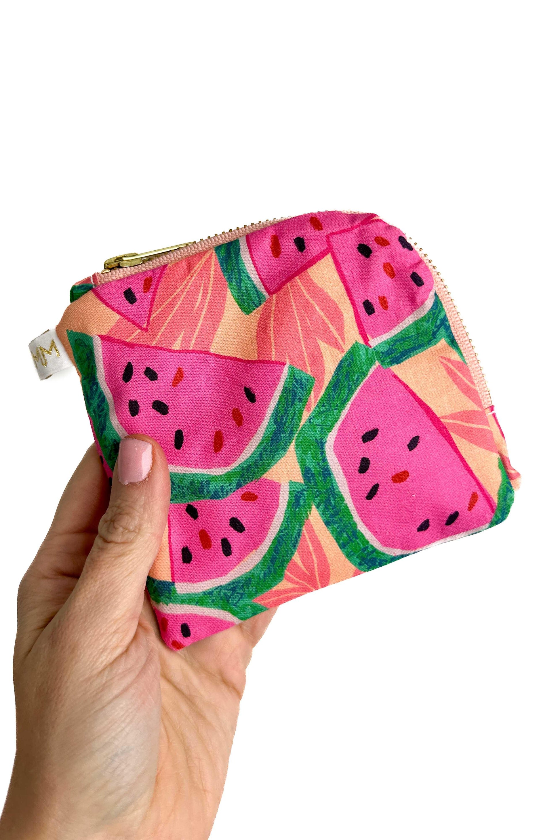 Watermelon Mini Travel Bag with Compartments READY TO SHIP - Modern Makerie