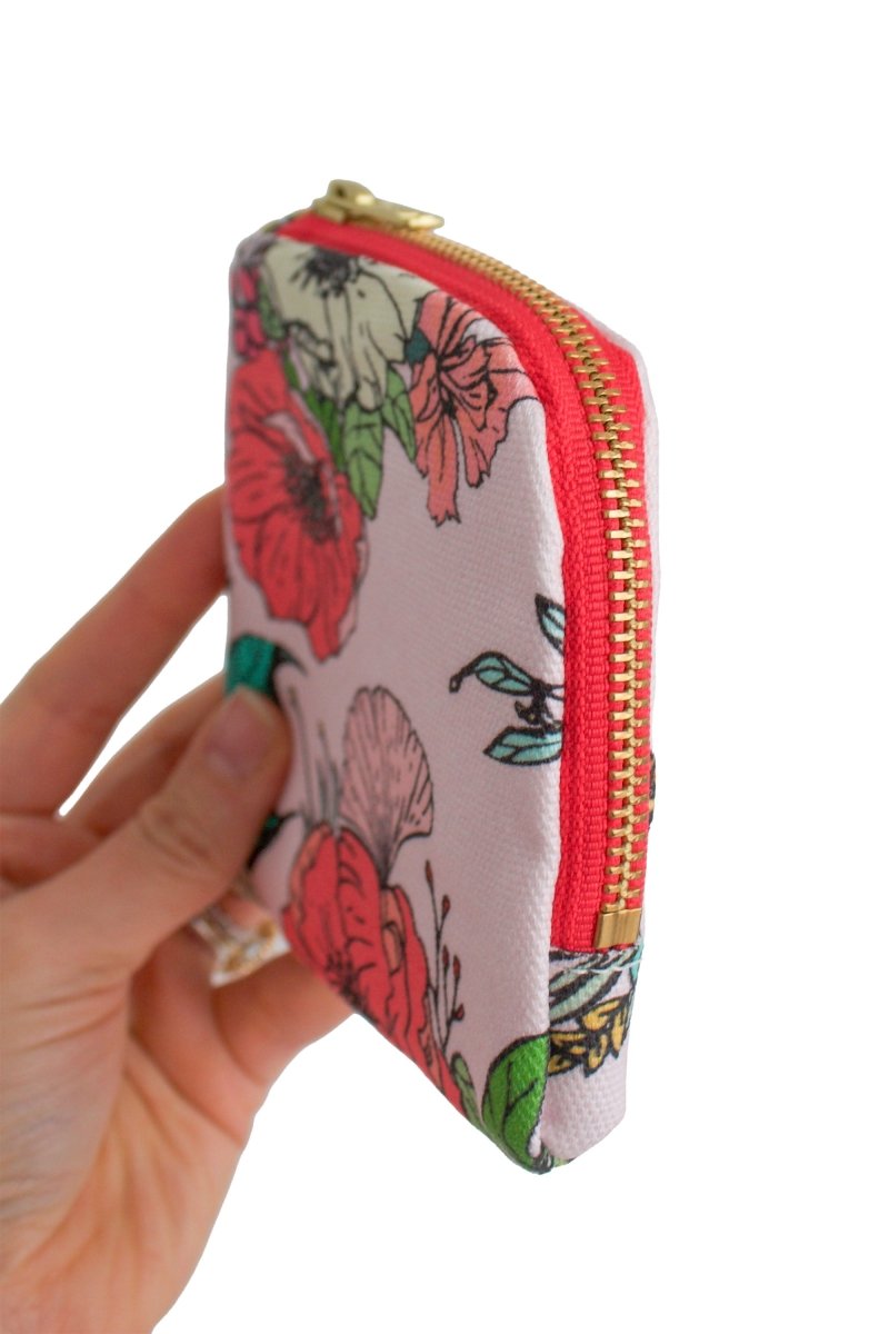 Wild Poppy Purse Pouch - Modern Makerie