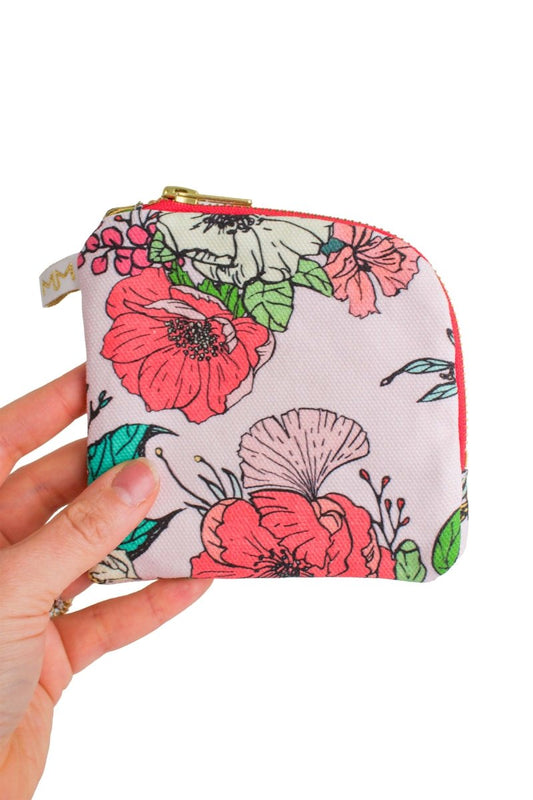 Wild Poppy Purse Pouch - Modern Makerie