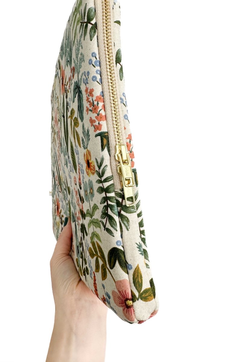 Wildflower Canvas 15 - 16" Laptop Sleeve - Modern Makerie