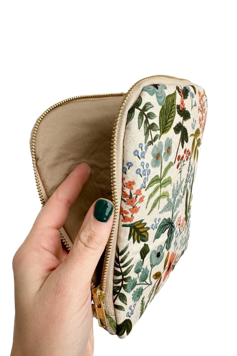 Wildflower Canvas 6.8" Device Tablet Sleeve - Modern Makerie