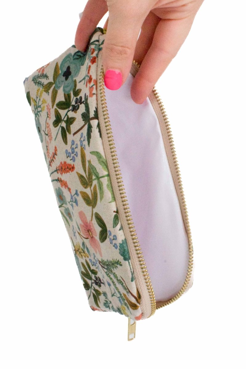 Wildflower Canvas Everyday Plus Travel Pouch - Modern Makerie