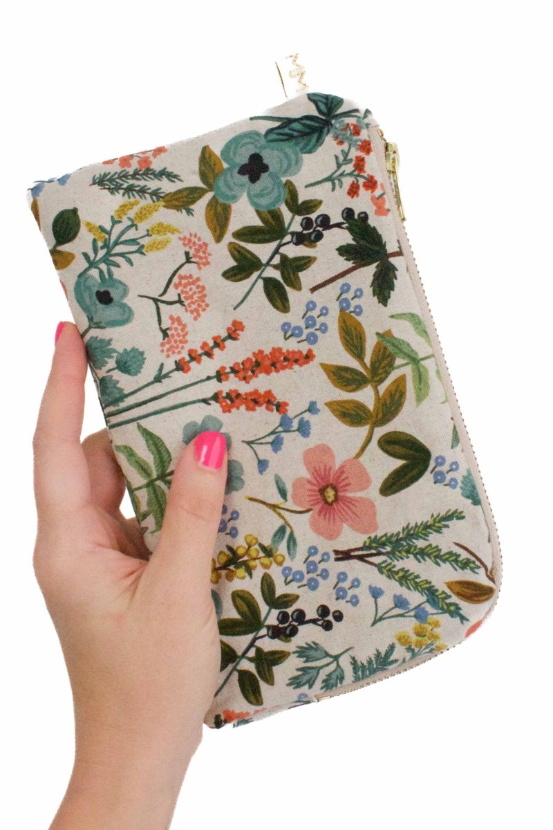 Wildflower Canvas Everyday Plus Travel Pouch - Modern Makerie