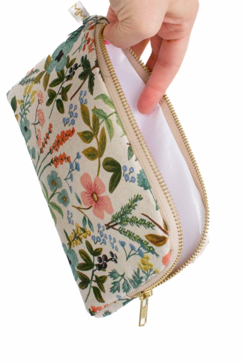 Wildflower Canvas Everyday Plus Travel Pouch - Modern Makerie