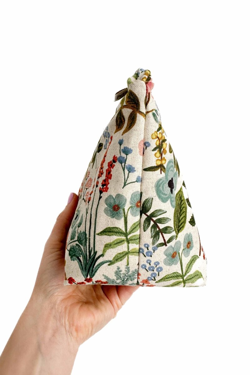Wildflower Canvas Maxx Cosmetic Bag - Modern Makerie