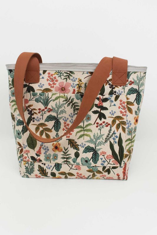 Wildflower Canvas Mini Leak-proof Tote Bag - Modern Makerie