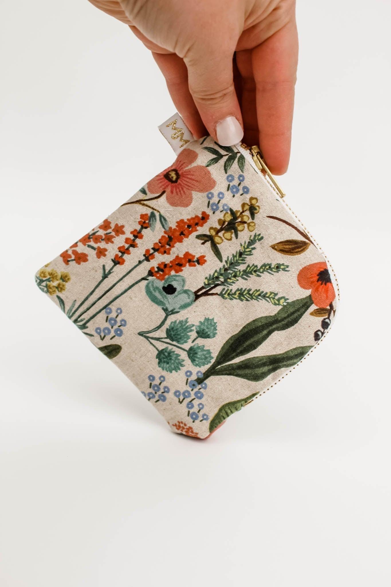 Wildflower Canvas Mini Travel Bag - Modern Makerie