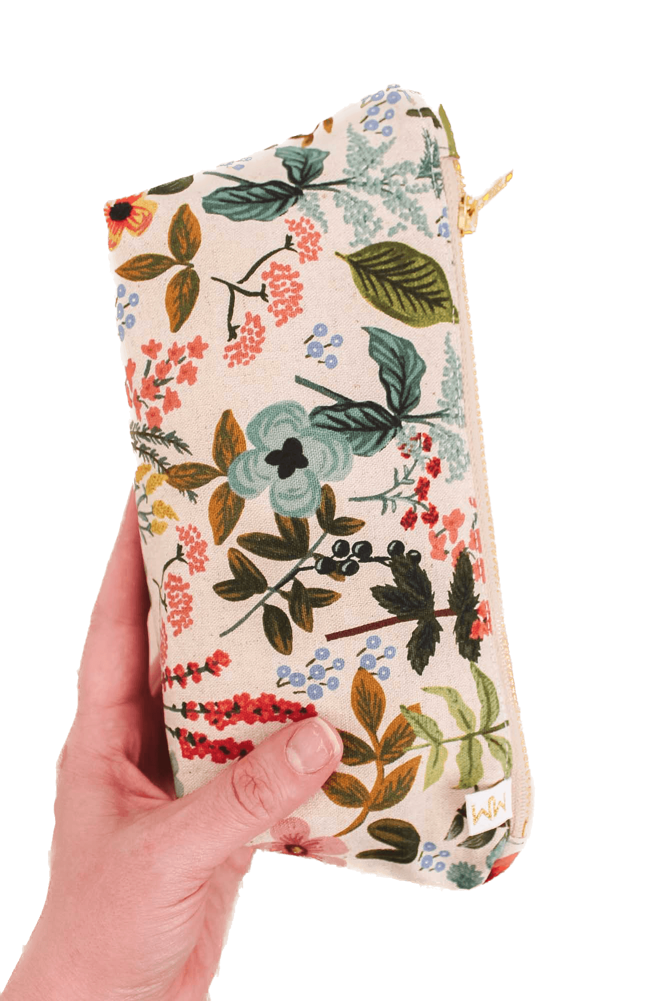 Wildflower Canvas Stash Travel Bag - Modern Makerie