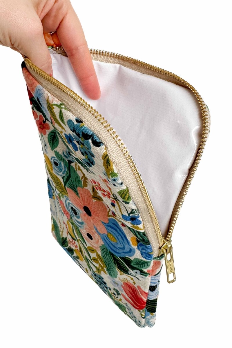 Wildwood Blue Canvas Everyday Travel Diaper Pouch - Modern Makerie