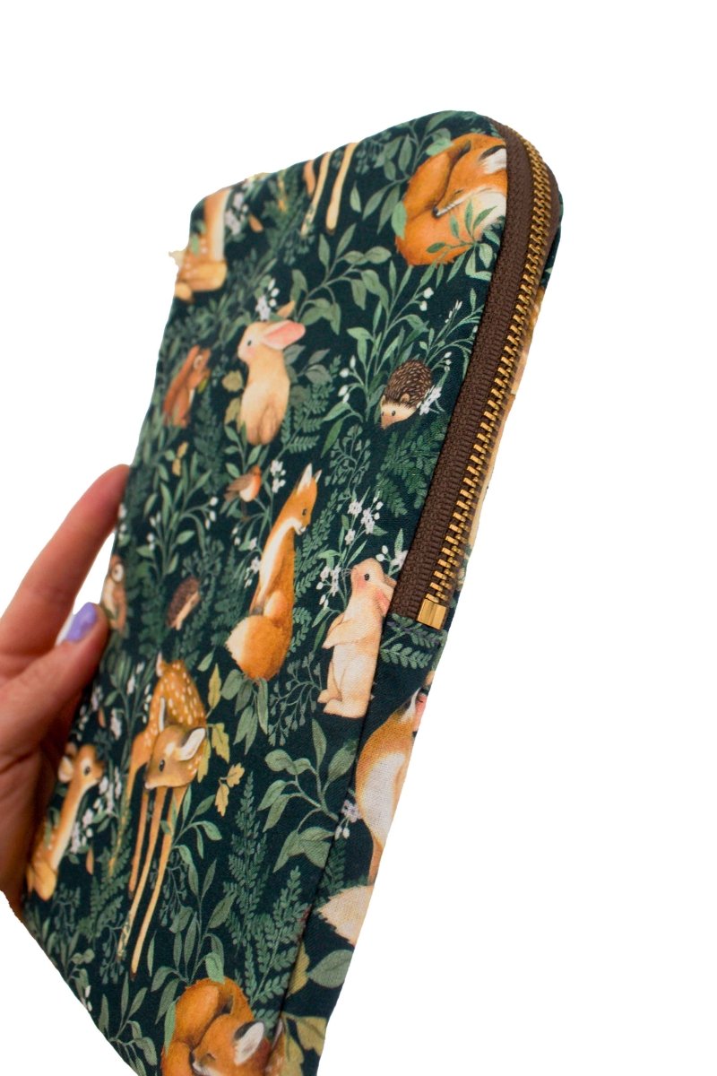 Woodland Animals Diaper Pouch & Wipes Pouch - Modern Makerie