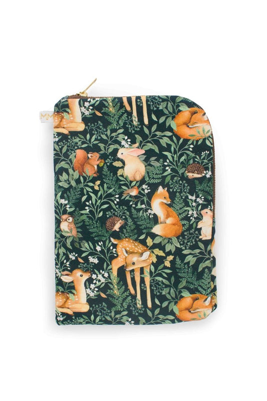 Woodland Animals Diaper Pouch & Wipes Pouch - Modern Makerie